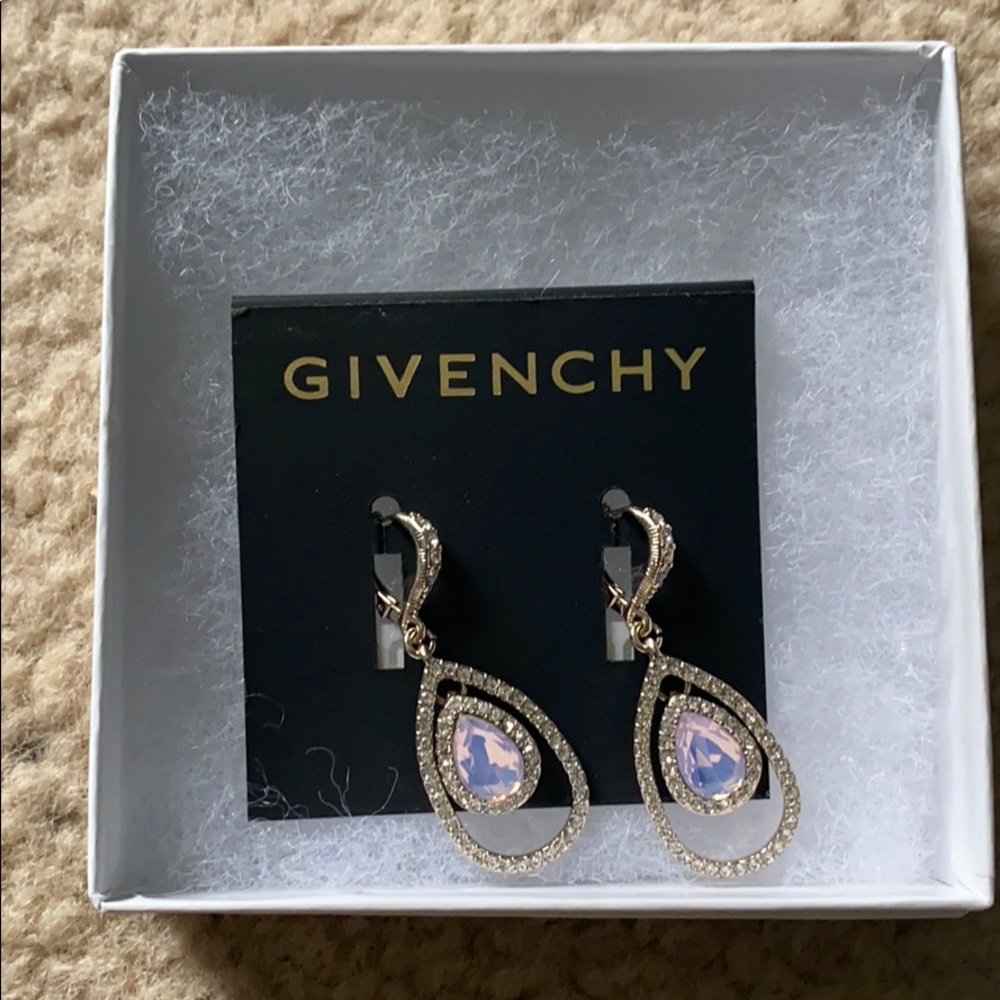 GIVENCHY tear drop ear rings